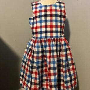 Cat & Jack Checkered Dress - Red, Blue, White